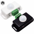 1PCS DC 12V 24V 8A Automatic Adjust PIR Motion Sensor Switch IR Infrared Detector Light Switch Module for LED Strip Light Lamp. 