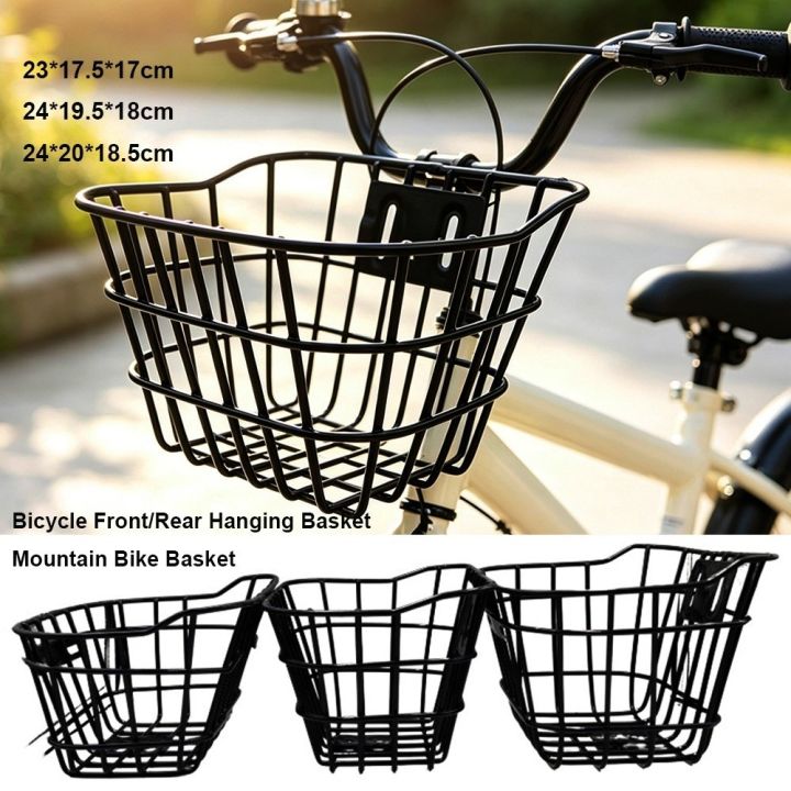 High%20Quality%20Easy%20To%20Install%20Bicycle%20Rear%20Basket%20Metal%20Fixed%20Durable%20Bike%20Rear%20Basket%20Adjustable%20Black%20Backpack%20Storage%20Children's%20Folding%20Bike%20Accessories%20-%20Image%207