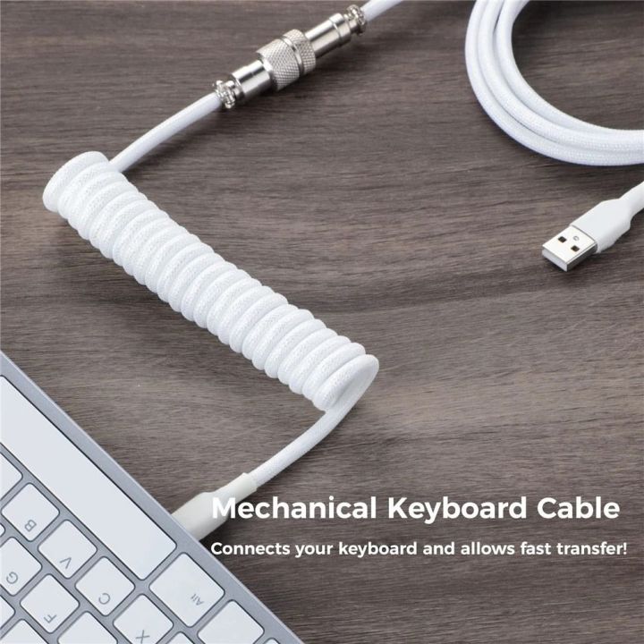 Computer%20Keyboard%20Accessories%203%20Meter%20Port%20Braided%20Thread%20Mechanical%20Keyboard%20Cable%20Type%20C%20Cable%20Mechanical%20Keyboard%20Wire%20Keyboard%20Coiled%20Cable%20-%20Image%207