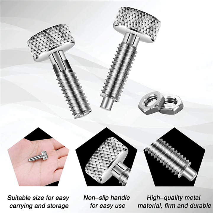NAMUNY%204%20Pcs%20Hand%20Retractable%20Spring%20Plunger%20Stainless%20Steel%20Lock%20Out%20M6%20Type%20for%20Rolling%20Toolbox%20Packout%20-%20Image%203