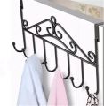 Creative Iron Door Hanging Hook Wall Clothes Hanger Rack. 