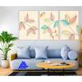 3 Panel Abstract Canvas | Wall | Home Decor | Canvas | Wall Art With Frame Inside. 
