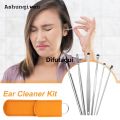 Difutagui 6Pcs Ear Pick Earwax Removal Ear Clean Tool Affordable Spring Soft Brush Ear Spoon Ear Cleaner. 