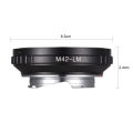 M42 -LM Camera Lens Adapter Ring Replacement for M42 Screw Mount Lens To Leica Camera M240 M240P M262 M3 M2 M1 M4 M5 M6 MP M7 M8 M9 M9-P M Monochrom M-E M M-P M10 M-A. 