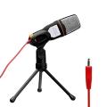 Sf-666 Multimedia Studio Wired Condenser Microphone With Tripod Stand. 