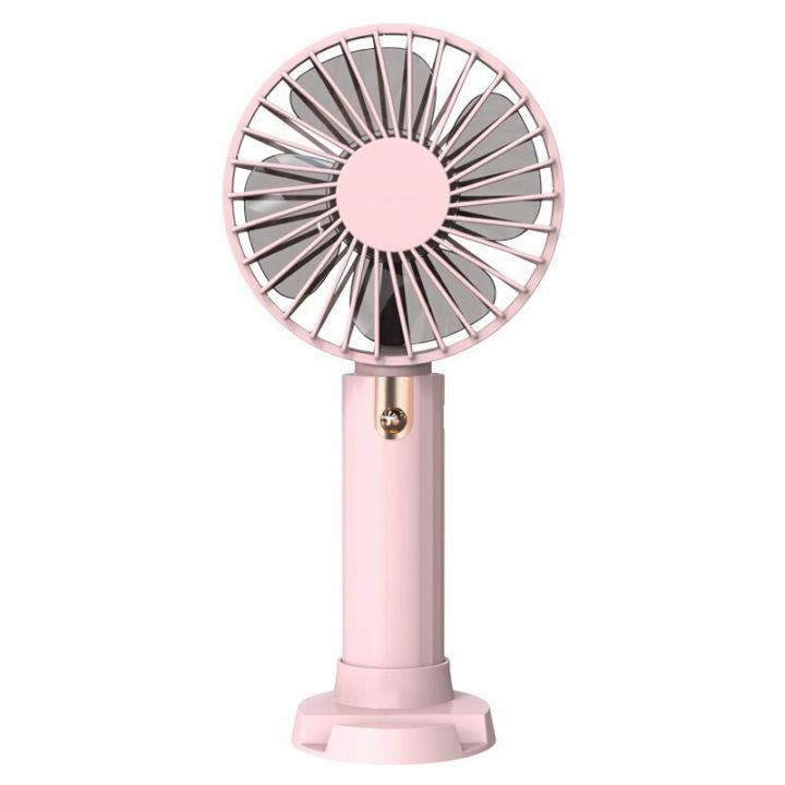 10mA handheld fan with base USB large wind desktop fan