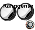 Ranggense Luxury 2Pcs Round Frame Convex Blind Spot Mirror Safety Driving Wide Angle 360 Degree Adjustable Clear Rearview Mirror. 