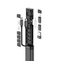 BUDI Multi-function Smart Adapter Portable Card Storage Data Cable USB Box Universal Card Reader for iPhone Samsung Accessories. 