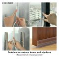 DISICHEN Affordable Window Weather Stripping Door Draft Blocker Silicone Shower Glass Gaps Side of Door Seal Strip Dust Insulation Noise Reduction. 