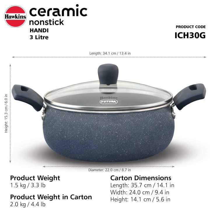 Hawkins%20Ceramic%20Nonstick%20Handi%20with%20Glass%20Lid,%203%20Litre,%20Induction%20Biryani%20Pot,%20Granite%20Casserole%20(ICH30G)%20-%20Image%205