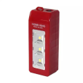 Mini Emergency LED Light With Rechargeable Battery - Red. 