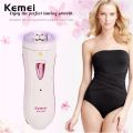 Kemei KM-290R Women Epilator Mini Rechargeable Electric Shaver Hair Remover Travel Essentials. 