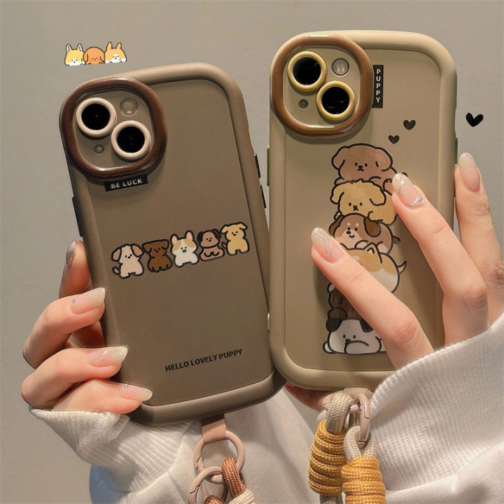MissConnie%20Cute%20Duoluohan%20Puppy%20Interesting%20Couple%20Phone%20Case%20Compatible%20for%20IPhone%2011%2015%2014%2013%2012%20Pro%20Max%20XR%20X%20XS%20MAX%20Luxury%20Shockproof%20Cover%20-%20Image%202