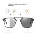 Fashion Square Photochromic Glasses Man Luxury Anti Blue Light Glasses Classic Color Changing Eyewear Men Metal Frame. 