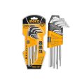 Ingco 9Pcs Hex Key Set Industrail HHK11091. 