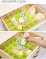 4 pcs set  Adjustable Plastic Drawer Organizer and Dividers. 