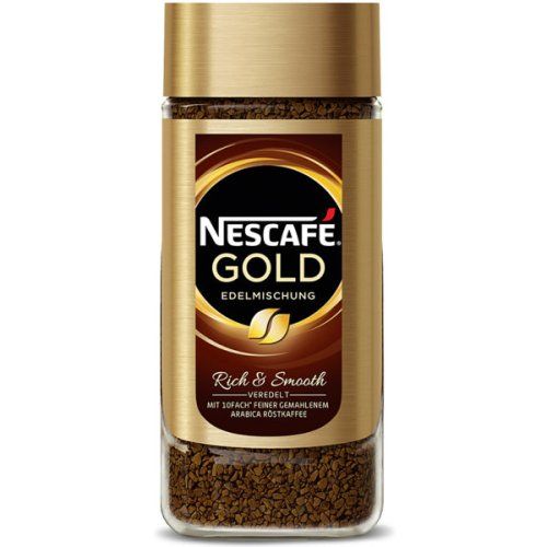 Nescafe Gold Rich and Smooth Coffee Powder, 100g Glass Jar