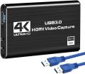 4K Audio Video Capture Card Full HD 1080P USB 3.0 HDMI Video Capture Device. 