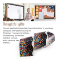 (GGBR) Border Trim Bulletin Borders Stickers 65 Ft Back-To-School Decoration Borders for Bulletin Board/Black Board Trim. 