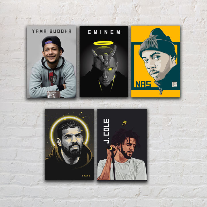 Eminem%20Tupac%20Snoopdog%20Yama%20Buddha%20hiphop%20artist%20posters%2010pcs%20-%20Image%203