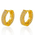 European and American accessories full of diamonds, double-breasted diamond earrings, cross-border s, fashion, light luxury, zircon micro-inlaid earrings, women. 