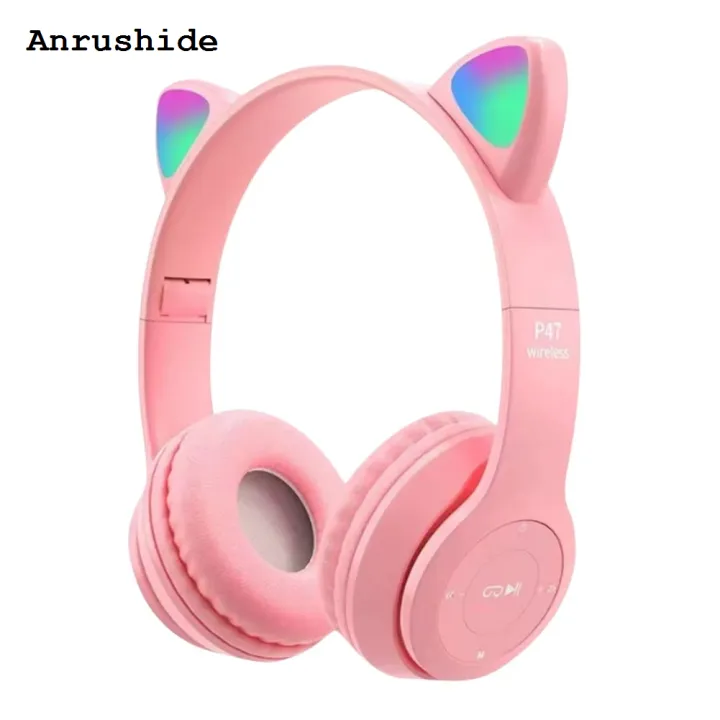 Anrushide%20Cute%20Cat%20Ear%20Headphones%20with%20RGB%20LED%20Light%20Wireless%20Headset%20Kids%20Luxury%20Girls%20Stereo%20Phone%20Music%20Bluetooth%20Headset%20PC%20Gamer%20Gift%20-%20Image%207