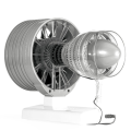 DIY STEM Jet Aircraft Engine Model Assembly Toy Battery-Driven Turbine Birthday Gift. 