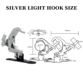 1Pair Aluminum Stage Light Hook Beam Moving Light Truss Clip Safety Load 150KG For DJ Disco Stage Equipment Easy To Replace (B). 