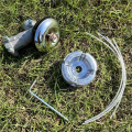 Universal Aluminum Alloy Lawn Mower Head Replacement Parts with Nylon Steel Lawn Mowing Line. 