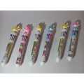 1pc 10 colors in 1 Retractable Ballpoint Pen. 