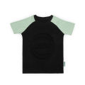 Cotton Embossed T-Shirt for Boy  and Girl pack of two (Yellow and Turquoise Green). 