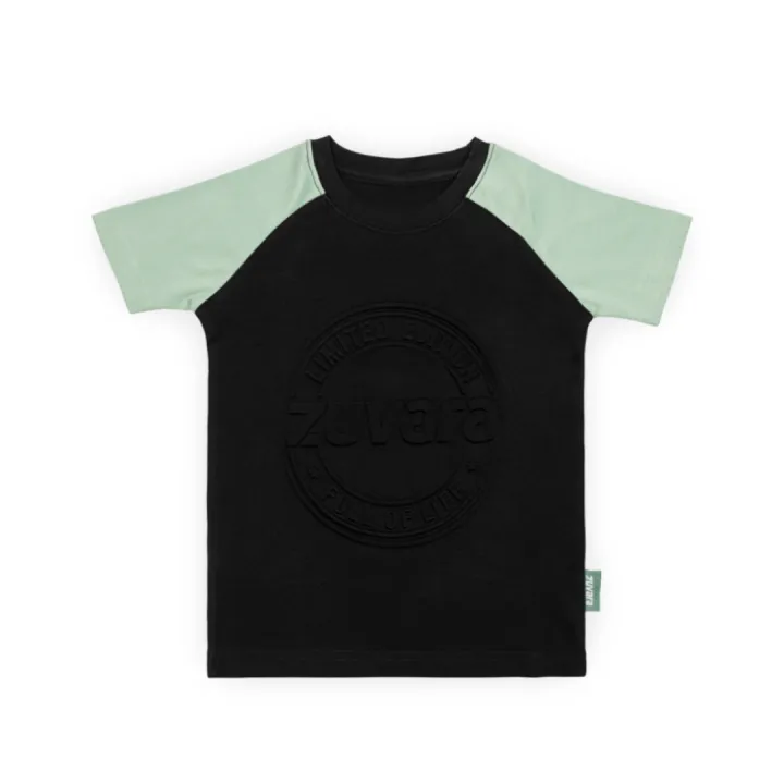 Cotton%20Embossed%20T-Shirt%20for%20Boy%20%20and%20Girl%20pack%20of%20two%20(Yellow%20and%20Turquoise%20Green)%20-%20Image%203
