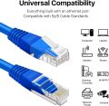 5 Meter RJ45 Network Internet Ethernet LAN Cord Cable for PC Modem Router CAT5E (Blue). 