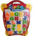 Magnetic Letters And Numbers ABC. 