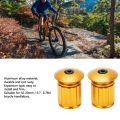 1 Pair Durable Aluminum Alloy Bike Expansion Bar Plug Easy Installation Lightweight Bike Handle Grip End Caps Adjustable Handlebar End Plugs for Mountain Bike,Road Bike,Folding Bike,BMX Bicycle,MTB Bicycle. 