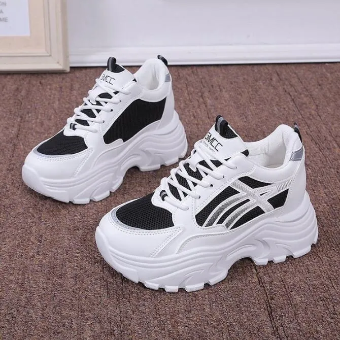 Korean%20Style%20Ladies%20Heel%20Sneakers%20Shoes%20Synthetic%20Leather%20Breathable%20Mesh%20Lining%20Rubber%20Sole%20Comfortable%20Ladies%20Footwear%20-%20Image%205