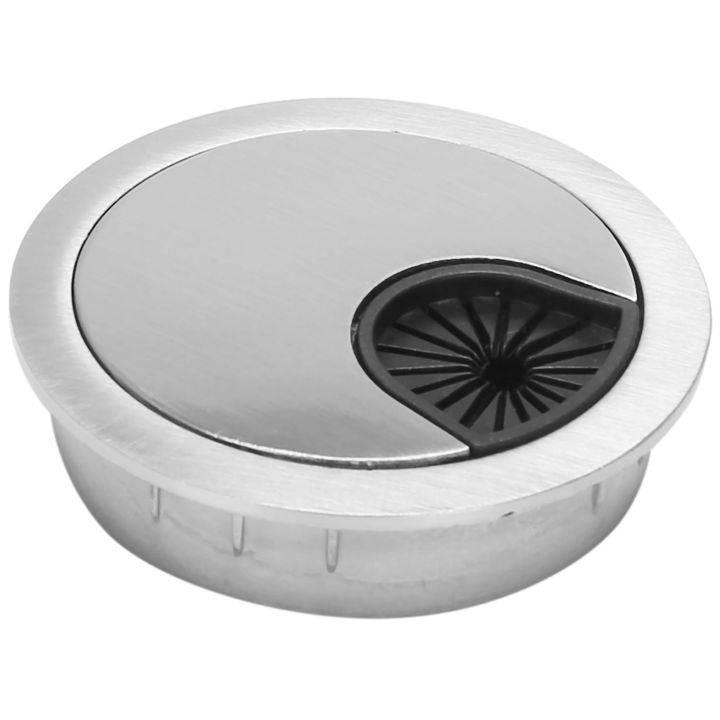 PC computer stainless steel 50 mm diameter Desk grommet cable hole cover