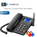 Cordless GSM SIM Card Phone: Wireless Fixed Desktop Telephone for Office, Home, Hotel. 