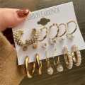 9 Pairs Set Earrings For Women. 