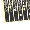 Guitar Fretboard Notes Map Labels Stickers Fingerboard for 6 String Acoustic. 