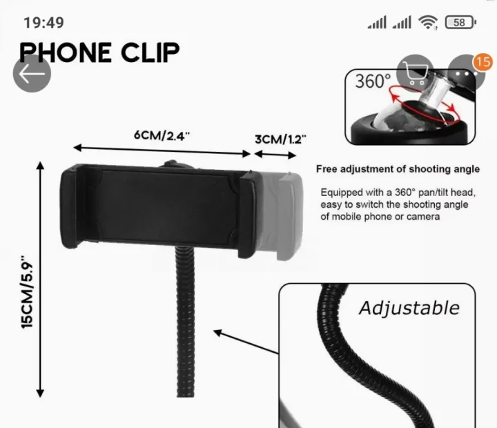 Fifty%20percent%20discount%20Photography%20Tiktok%20Premium%20Video%20Selfie/cm%2026%20with%20Tripod%207ft,%2036cm/45cm%20Ring%20Light%20Tiktok%20Phone%20Stand%20Most%20Metal%20Tripod%20Light-Kit%20-%20Image%204