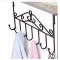 1Pcs Black Creative Iron Door Hanging Hook Wall Clothes Hanger Rack. 