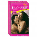 Durex Kohinoor Pink - 10 Condoms | Small Size 170mm / 49±2mm For Secure Snug Fit. 