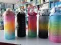 3 In 1 Colourful Sports Water Bottle(2000ml-900ml-300ml). 