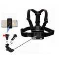 Phone And Action Camera Selfie Chest Mount Chest Harness Strap For All Mobiles. 