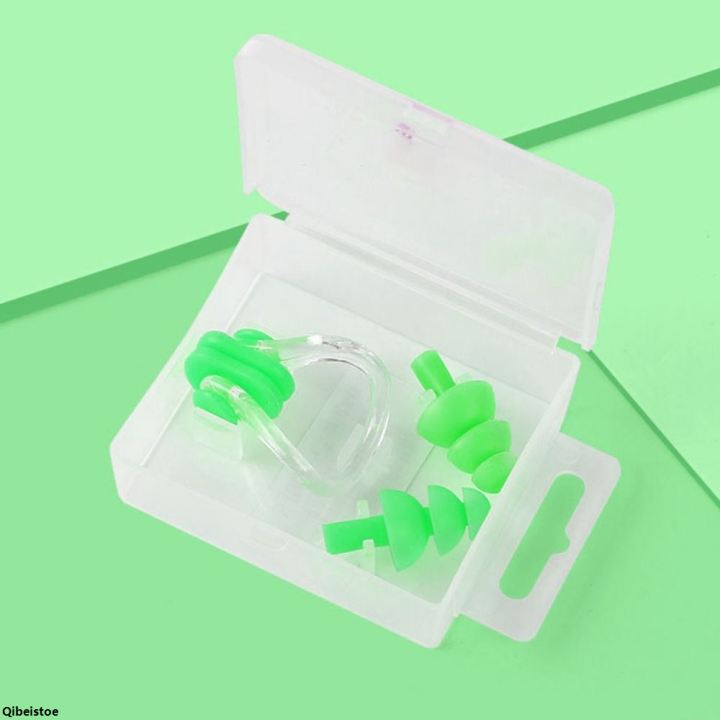 QibeistoeFashion%20Waterproof%20Earplug%20Set:%20Earplug%20Anti-Noise,%20Soft%20Swimming%20Nose%20Clip,%20Silicone%20Waterproof%20Silicone,%20Soundproof%20Earbuds,%20Nose%20Cover%20-%20Image%205