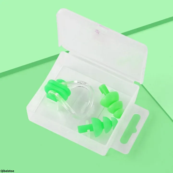 QibeistoeFashion%20Waterproof%20Earplug%20Set:%20Earplug%20Anti-Noise,%20Soft%20Swimming%20Nose%20Clip,%20Silicone%20Waterproof%20Silicone,%20Soundproof%20Earbuds,%20Nose%20Cover%20-%20Image%205