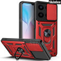 Phone case For Honor X7C Back cover Hard Armor Shockproof Camera Protection Bracket Navigation Holder Ring cover for For Honor X7C Cover cases. 