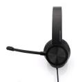 DIGICOM PC19 USB Wired Headset With Reliable Noise Cancelling Adjustable Flexible Boom Mic | USB Connector | 40mm Driver | Stereo Sound | Adjustable Headband | Ergonomic & Lightweight Design. 