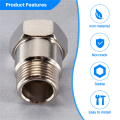 NAMUNY Universal O2 Oxygen Sensor Restrictor Fitting With Adjustable Gas Flow Inserts Cel Fix Bung X 1.5 Oxygen Sensor Tool Bung. 